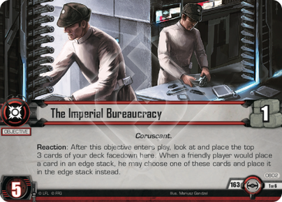 The Imperial Bureaucracy - Chain Of Command - Star Wars LCG - Star Wars ...