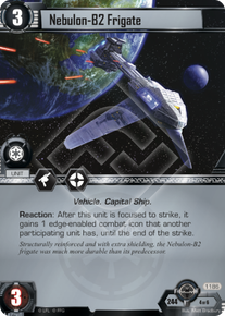 Nebulon-B2 Frigate - Meditation and Mastery - Star Wars LCG - Star Wars