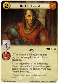 The Hound - Core Set - Game of Thrones LCG - Game of Thrones Card ...