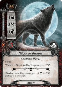 Wolf of Angmar - The Wastes of Eriador - Lord of the Rings LCG - Lord ...