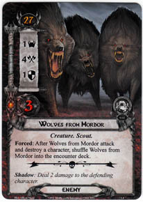 Wolves from Mordor - The Massing at Osgiliath - Lord of the Rings LCG ...