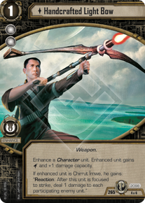 Handcrafted Light Bow - Aggressive Negotiations - Star Wars LCG - Star ...