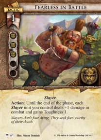 Fearless in Battle - Faith and Steel - Warhammer: Invasion LCG ...